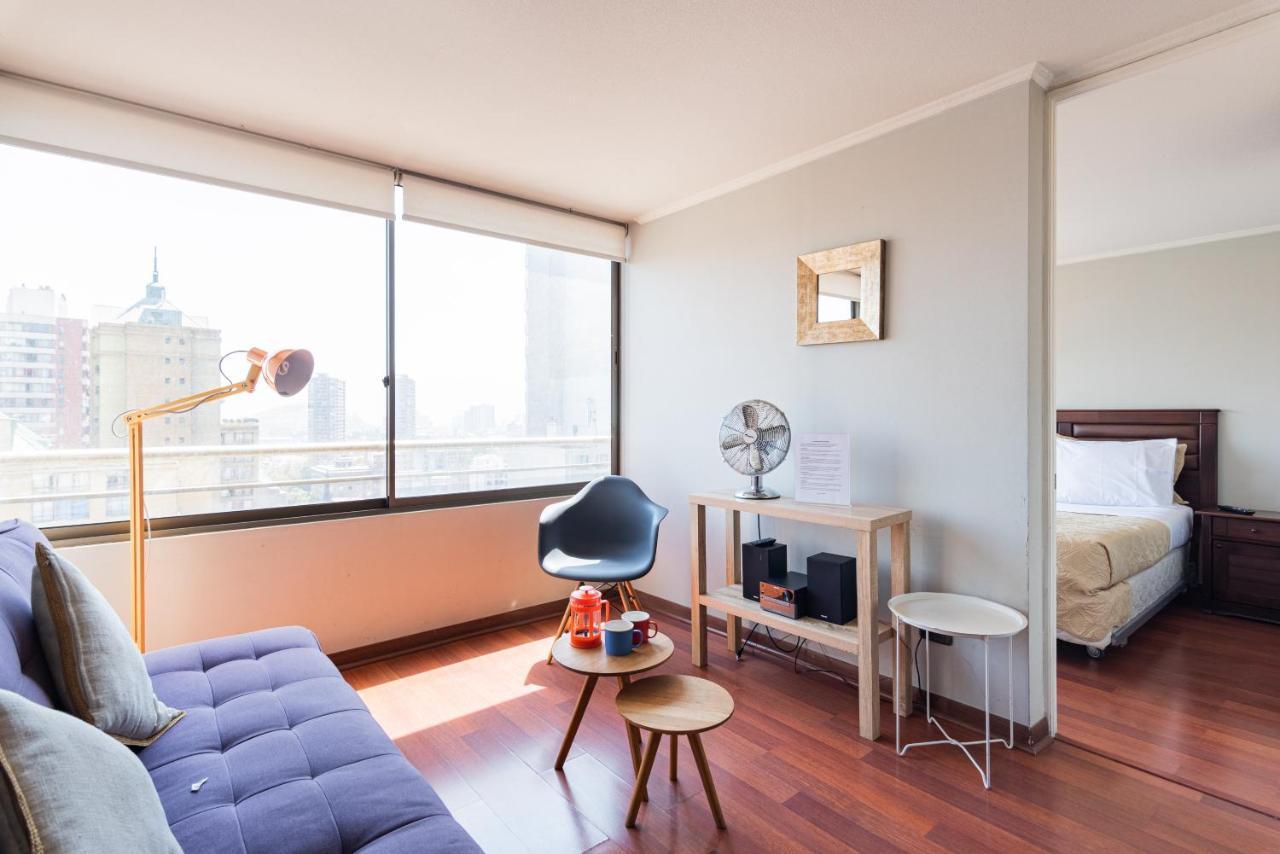 Urban Art - 1Br, Wifi, Smart Tv & Metro Lägenhet Santiago de Chile Exteriör bild